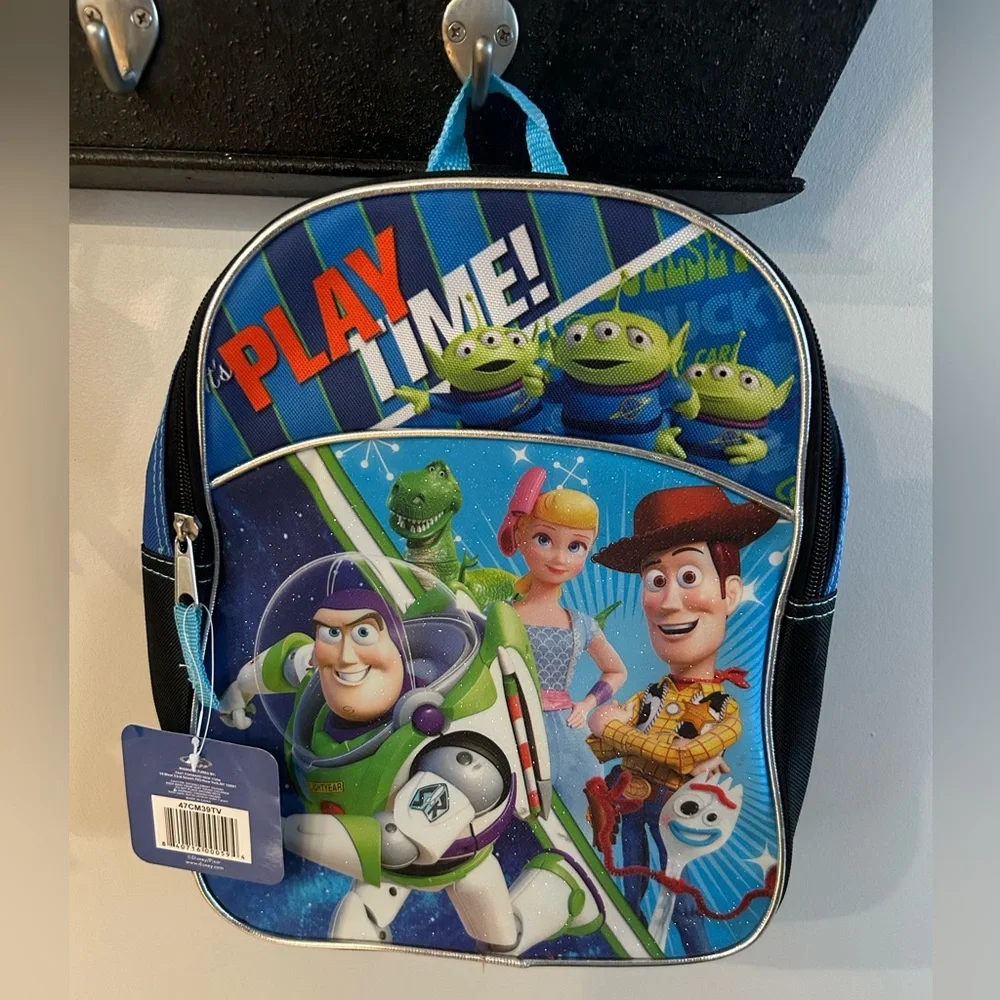 NWT! Toy Story 4 Toddler Backpack - Blue - Picture 1 of 3